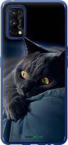 Чохол на Realme 7 Pro Димчастий кіт "825u-2082-2448"