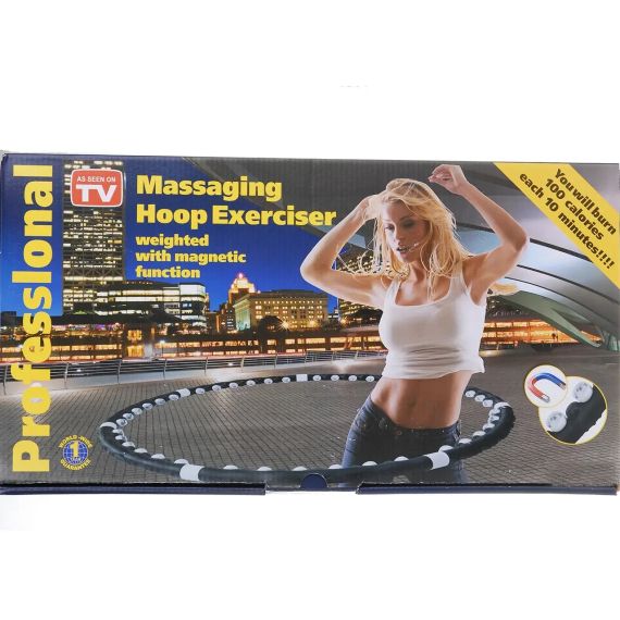 Обручний масажний обруч Хула Хуп з магнітами Massaging exerciser | Зображення 8