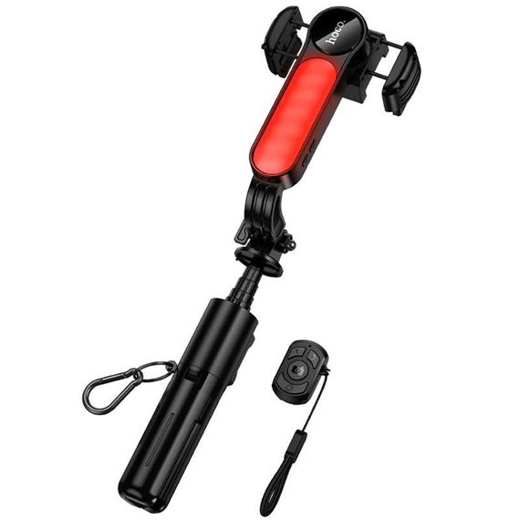 Монопод для селфі Hoco K90 Support axis smart+light Black | Зображення 3