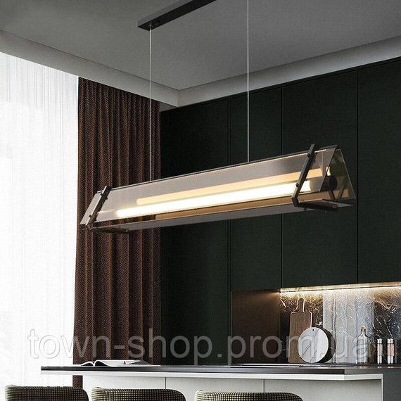 Люстра потолочная LED CO1-1000-k Черный 25-150х18х100 см.