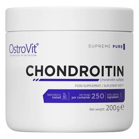 Хондропротектор (для спорта) OstroVit Chondroitin 200 g /250 servings/ Unflavored
