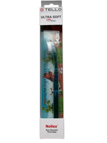 Дитяча зубна щітка Tello Junior 4480 Ultra Soft White (від 5 до 10 років), синя
