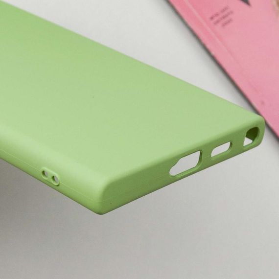 Чохол TPU GETMAN Liquid Silk Full Camera для Samsung Galaxy S24 Ultra Зелений / Pistachio | Зображення 6