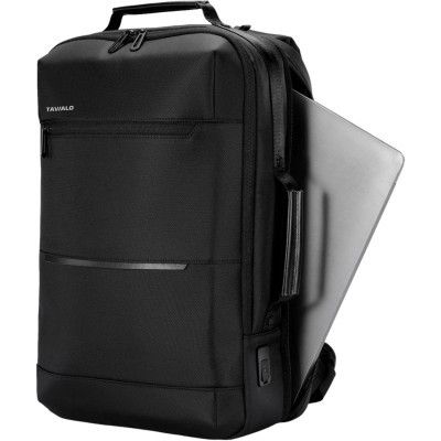 Рюкзак для ноутбука Tavialo 15.6&quot; Smart TB20-2 black, 20л, 45х29х16,5см (TB20-224BL) | Зображення 2
