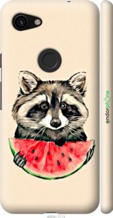 Чохол на Google Pixel 3a XL Єнотик з кавуном "4605m-1713-2448"