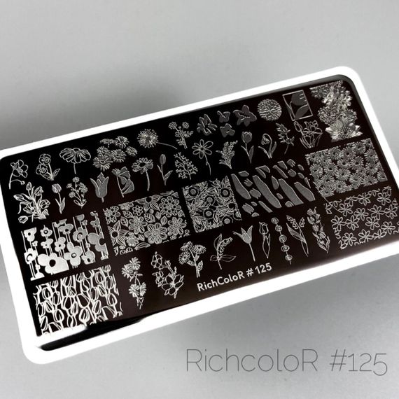 Пластина 125 для стемпінгу RichColor (12х6см)