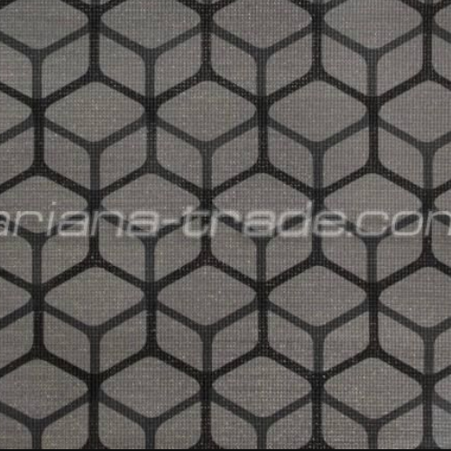 Килимки для ванних кімнат ПВХ TM Dariana 0,65*15м V20006F dark grey b