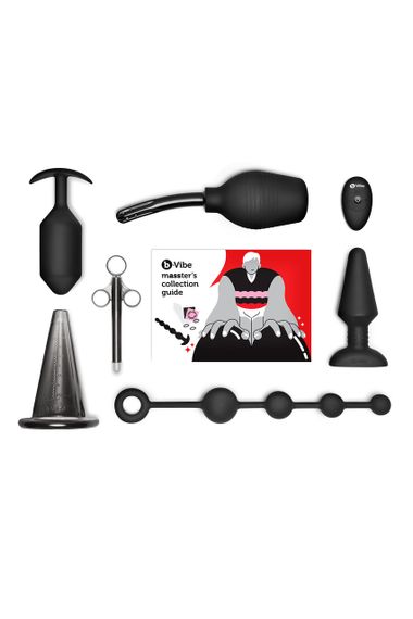 Набір анальних іграшок 10 предметів B-Vibe MASSTER'S DEGREE SET Sex Aura