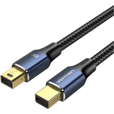 Кабель мультимедийный miniDisplayPort M to Mini DisplayPort M 2.0m V1.4 8K60Hz blue Vention (HCGLH)