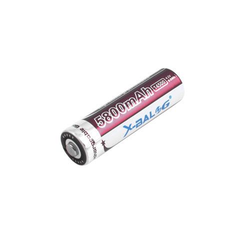 Акумулятор X-Balog LI-ion 14500, 5800mA, коричневий
