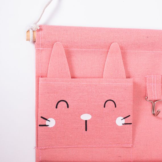 Підвісний органайзер на 3 відділення 28×33 (см) Рожевий HP-41-12P | Зображення 1