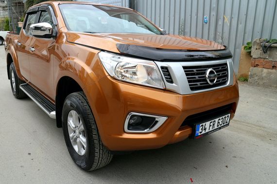 Дефлектор капота (EuroCap) для Nissan Navara/NP300 2016-2024 | Зображення 6