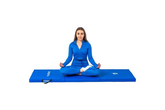 Матрац гімнастичний THUNDER MG-01, 180 х 60 х 4 см, синій (MG-01-BLUE) | Зображення 3