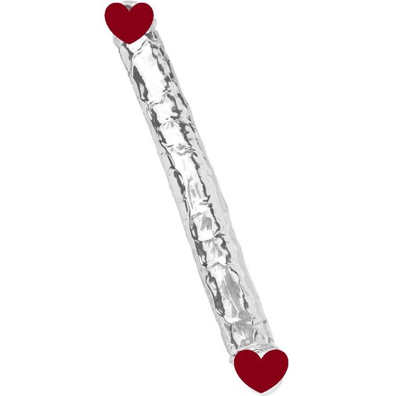 Двосторонній фалоімітатор з реалістичним рельєфом, Toy Joy Clear Double Dong, прозорий sexstyle