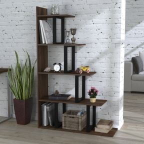 Стеллаж-перегородка Loft Design L-160 орех модена