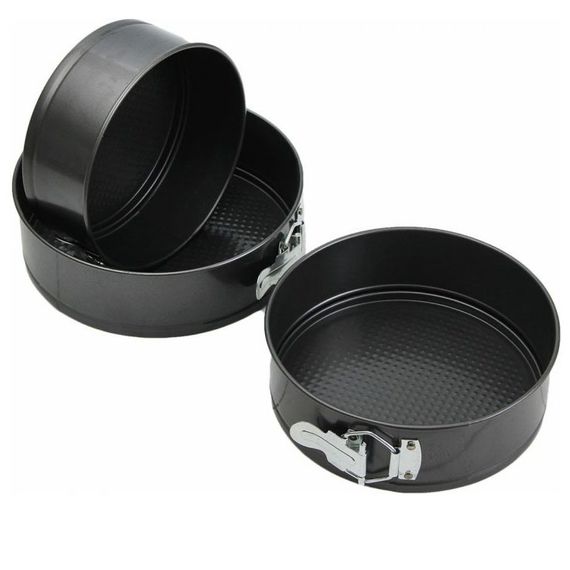 Набір форм для випікання роз'ємні 3 шт Unique UN-1702, металева форма для випікання набір | Зображення 4