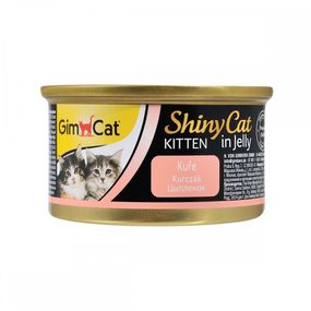 Вологий корм з куркою для кошенят GimCat Shiny Cat, 70 гр