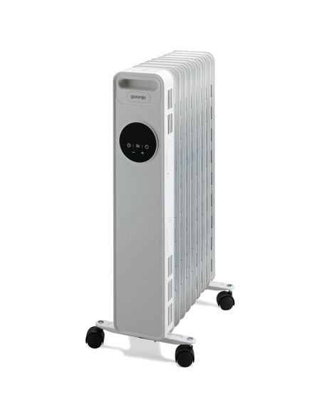 Масляный радиатор Gorenje OR2000E 9 cекций, 2000 Вт, 15 м2, электронное управление, таймер, пульт ДУ (OR2000E)