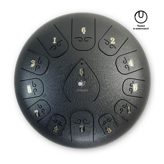 Ґлюкофон Alfabeto GLP12-13BK (глюкофон)