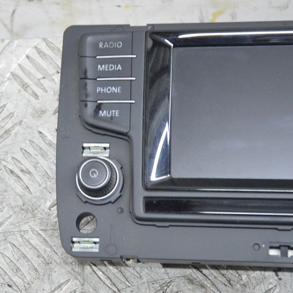 Дисплей магнітоли Volkswagen Golf VII 2012-2020 Екран радіо Фольксваген Гольф 7 5G0919605 | Зображення 1