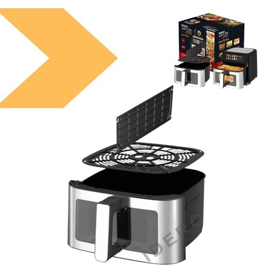 Фритюрниця з сенсорним управлінням на два тени Zepline ZP-211, 14 літрів, 4000 Вт, подвійне відділення, швидке нагрівання (46142-ZP-211_2999) | Зображення 4