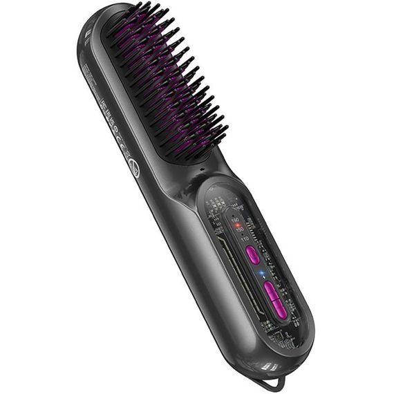 Расческа-выпрямитель Hoco HP45 Heating straight hair comb Gray