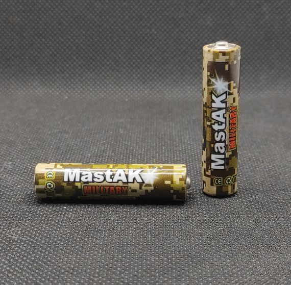 Батарейка міні-пальчикова LR03 MastAK MILITARY ( 2шт. ) | Зображення 2