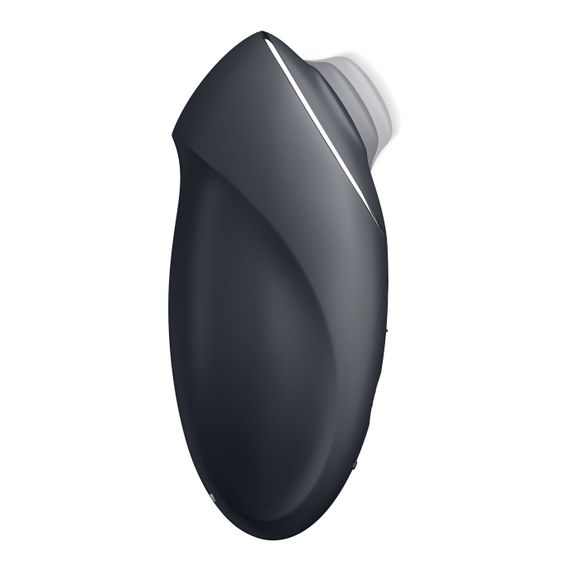 Вібростимулятор-пульсатор Satisfyer Tap & Climax 1 Grey, ефект постукування пальцем, 2 мотори | Зображення 1