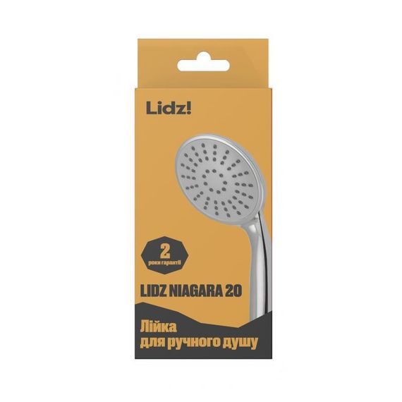 Лейка для ручного душа Лейки Lidz Niagara 20 80 мм округлая LDNIA20CRM35448 Chrome | Зображення 5