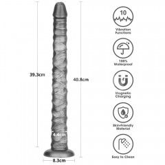 Реалистичный вибратор - King Sized Vibrating Vibrax Slider 16" sexstyle | Зображення 4