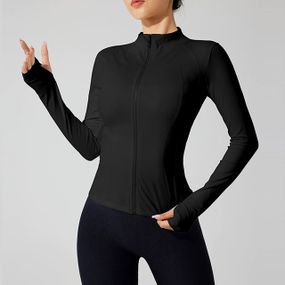 Кофта-zip на молнии женская 19190 L черная