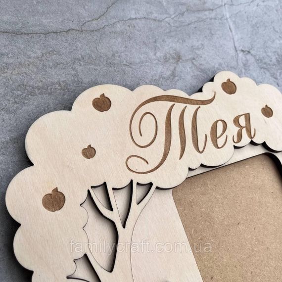 Іменна дерев’яна фоторамка з даними про народження дитини Подарунок новонародженому метрика | Зображення 9