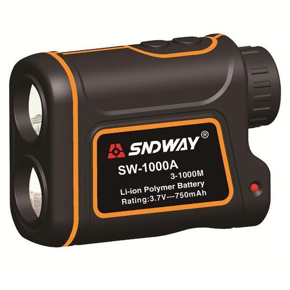 Дальномер лазерный ПРО + измеритель скорости SNDWAY SW-1000A 1000м | Зображення 2