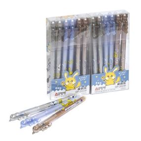 Ручка "пише-стирає" 34238 синя, упаковка 12 шт