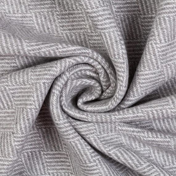 Плед бавовняний Крекер св.сірий Love You 140 x 200 см | Зображення 2