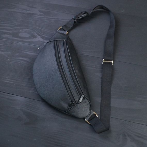 Мужская барсетка на пояс  / Нагрудная сумка бананка вместительная / Сумка мужская VK-443 поясная бананка | Зображення 2