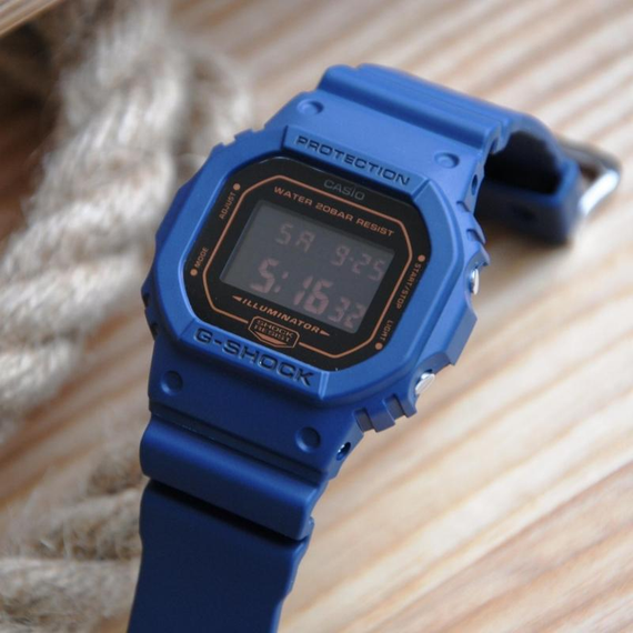 Протиударні годинники чоловічі наручні оригінальні Casio G-Shock DW-5600BBM-2ER з полімерним ремінцем | Зображення 3