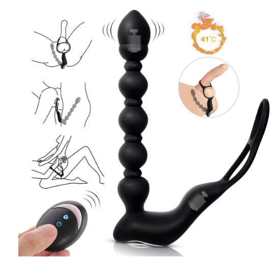 Массажер простаты с пультом и подогревом.