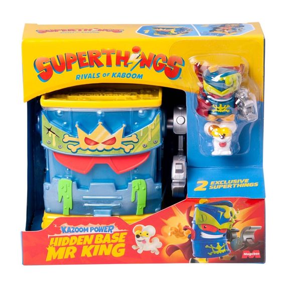 Дитячий ігровий набір "Прихована база містера Кінга" SuperThings PSTSP112IN240 серії "Kazoom Power"
