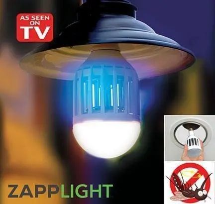 Світлодіодна лампа знищувач комарів ZAPP LIGHT LED LAMP | Зображення 4