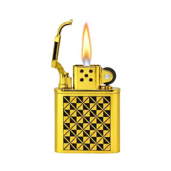 Запальничка Газова Кремнієва Багаторазова Pocket Fire Gold | Зображення 1