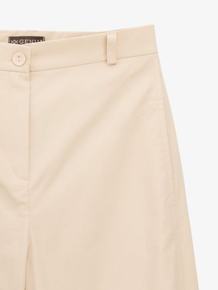 Штани МОМ однотонні жіночі GENUA 2649 2XL Бежевий shop (2000999495441) | Зображення 1
