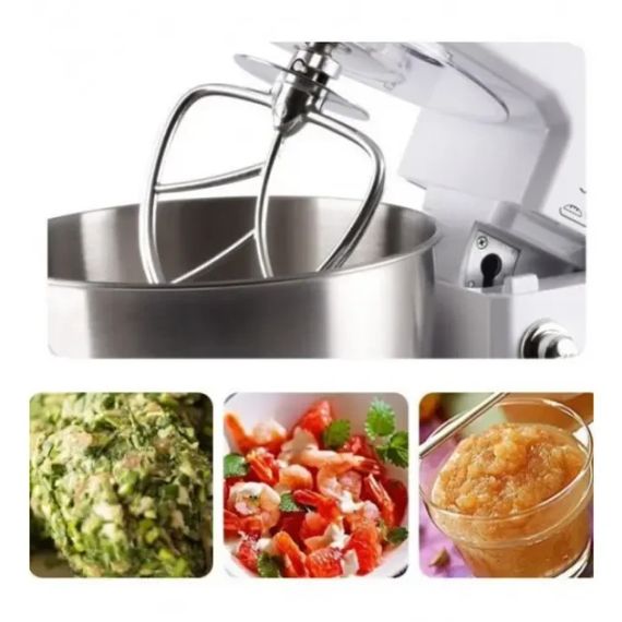 Кухонний комбайн тестоміс міксер 3 в 1 на 6 швидкостей Sokany SC-209 Multy 800 Вт | Зображення 3