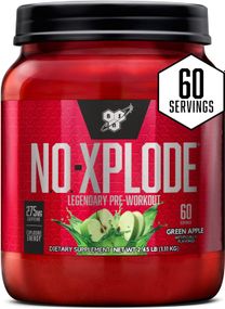 Передтренувальний комплекс BSN N.O. Xplode 3.3 1109 g (green apple)