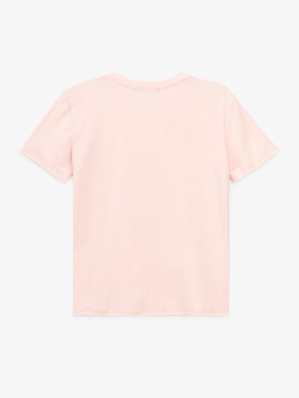 Футболка однотонна жіноча GENUA G01137-0015 M Рожевий shop (2000999505157) | Зображення 2