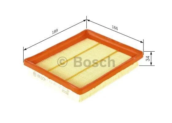 Фільтр повітряний FORD AUSTRALIA, BOSCH (F026400325) | Зображення 7