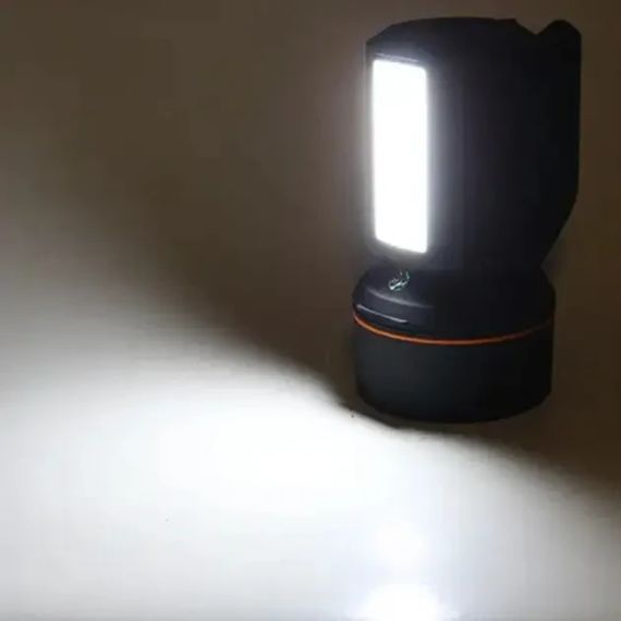 Світлодіодний ліхтарик на акумуляторі Gold Silver GS-2670 з бічною панеллю, функція павербанк USB | Зображення 3