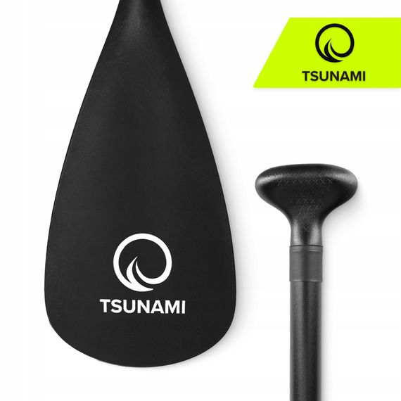 Весло для SUP дошки TSUNAMI 2 в 1 160-225 см регульоване, складне Black (P-5907739316431) | Зображення 2
