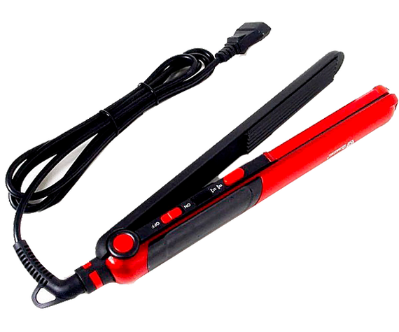 Плойка для волос 2в1 (выпрямитель + гофре) Domotec MS-4909 красная 30W (MS-4909_344) | Зображення 9