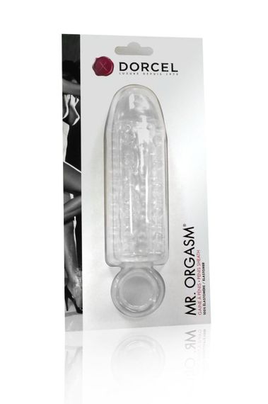 Насадка на член Dorcel Mr. Orgasm с кольцом для мошонки, ультрастимулирующий рельеф sexstyle | Зображення 3